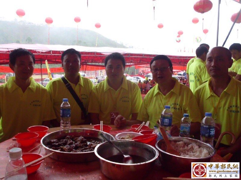 周同、金龙、军民、银峰宗长、昌松合影