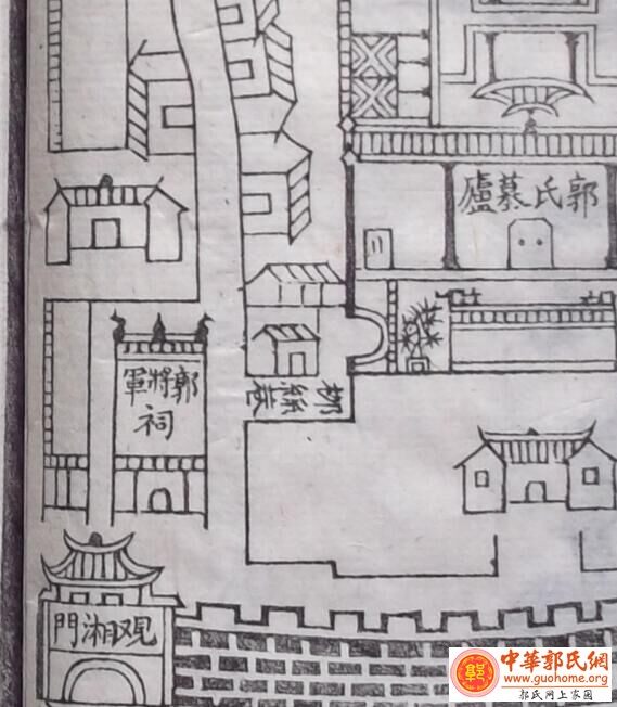 始祖墓庐旁边松林公武壮祠