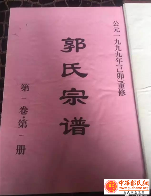 湖南郴州临武上乔郭氏族谱