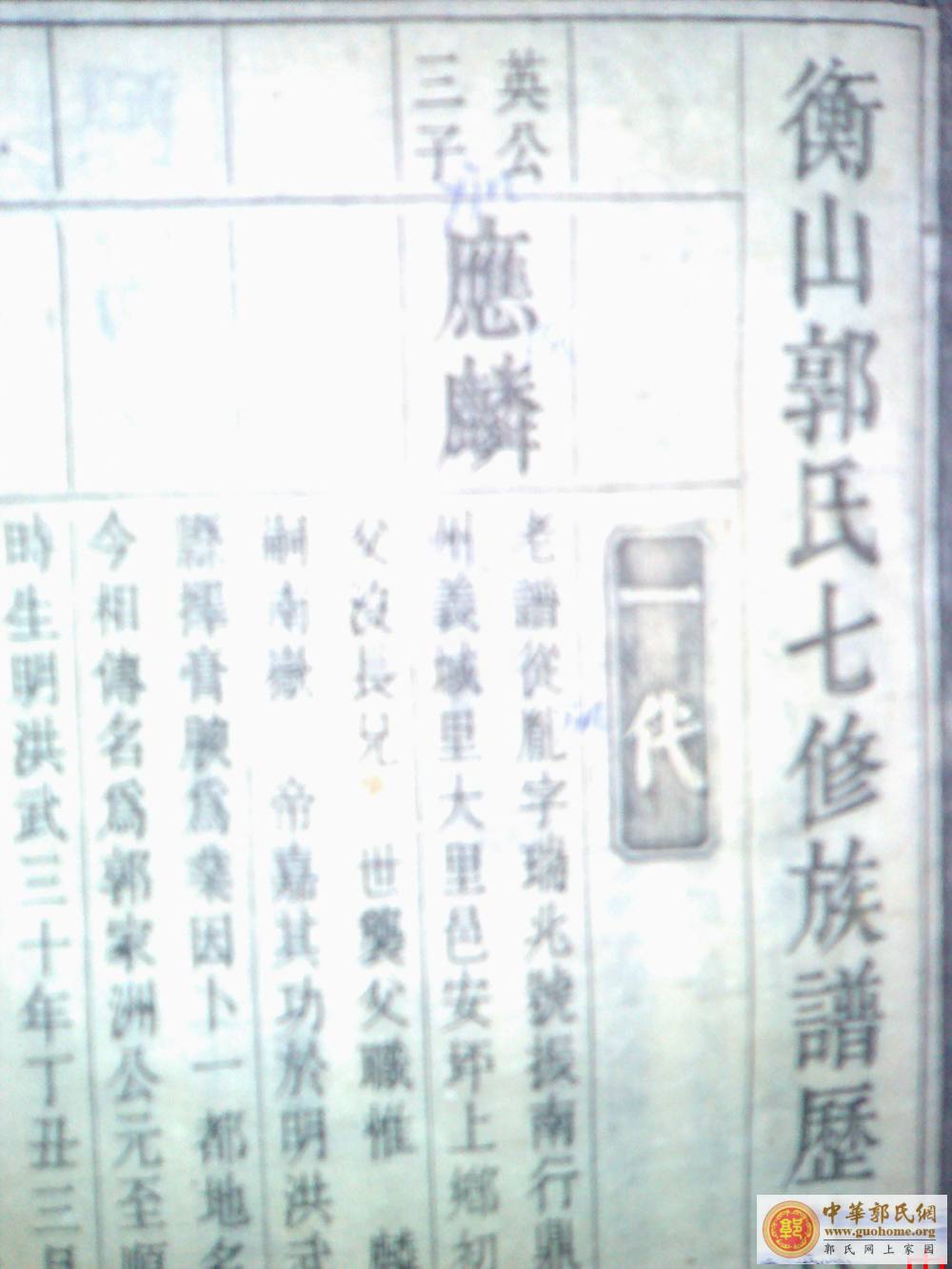 请各位帮我参考一下，看我们是从哪里迁来的？