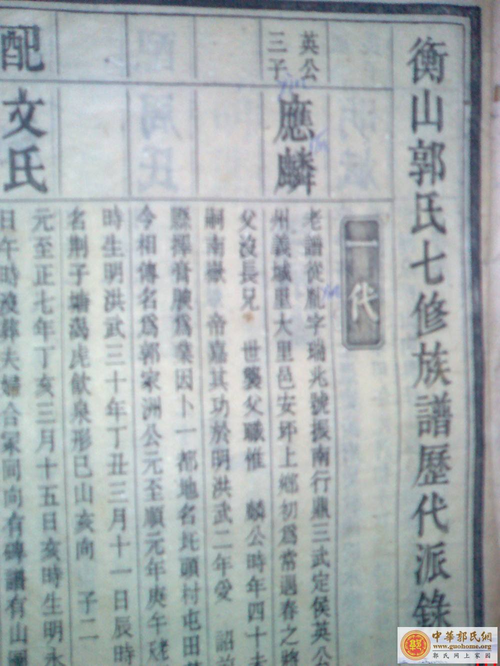 请各位帮我参考一下，看我们是从哪里迁来的？