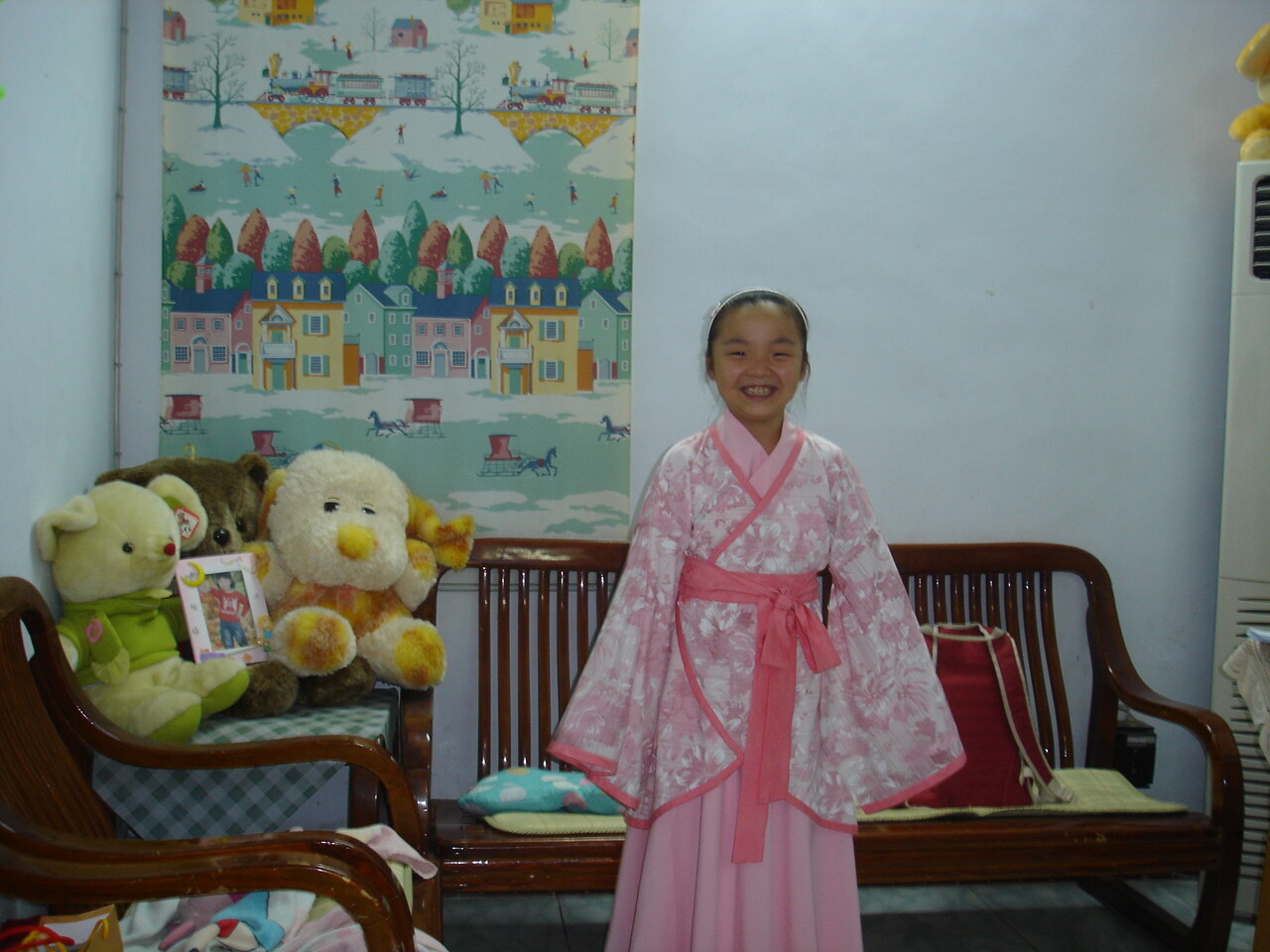 我和小女的汉服照片