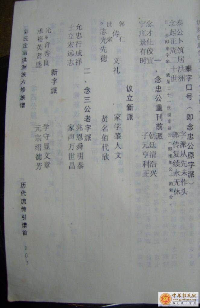 [分享]江西定南洪洲族郭氏家族---郭福昌