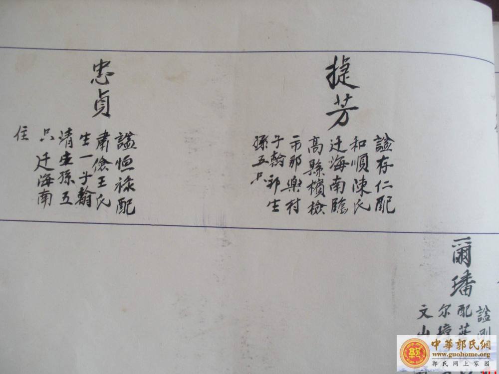 吴川郭氏宗谱（宗贤公谱）